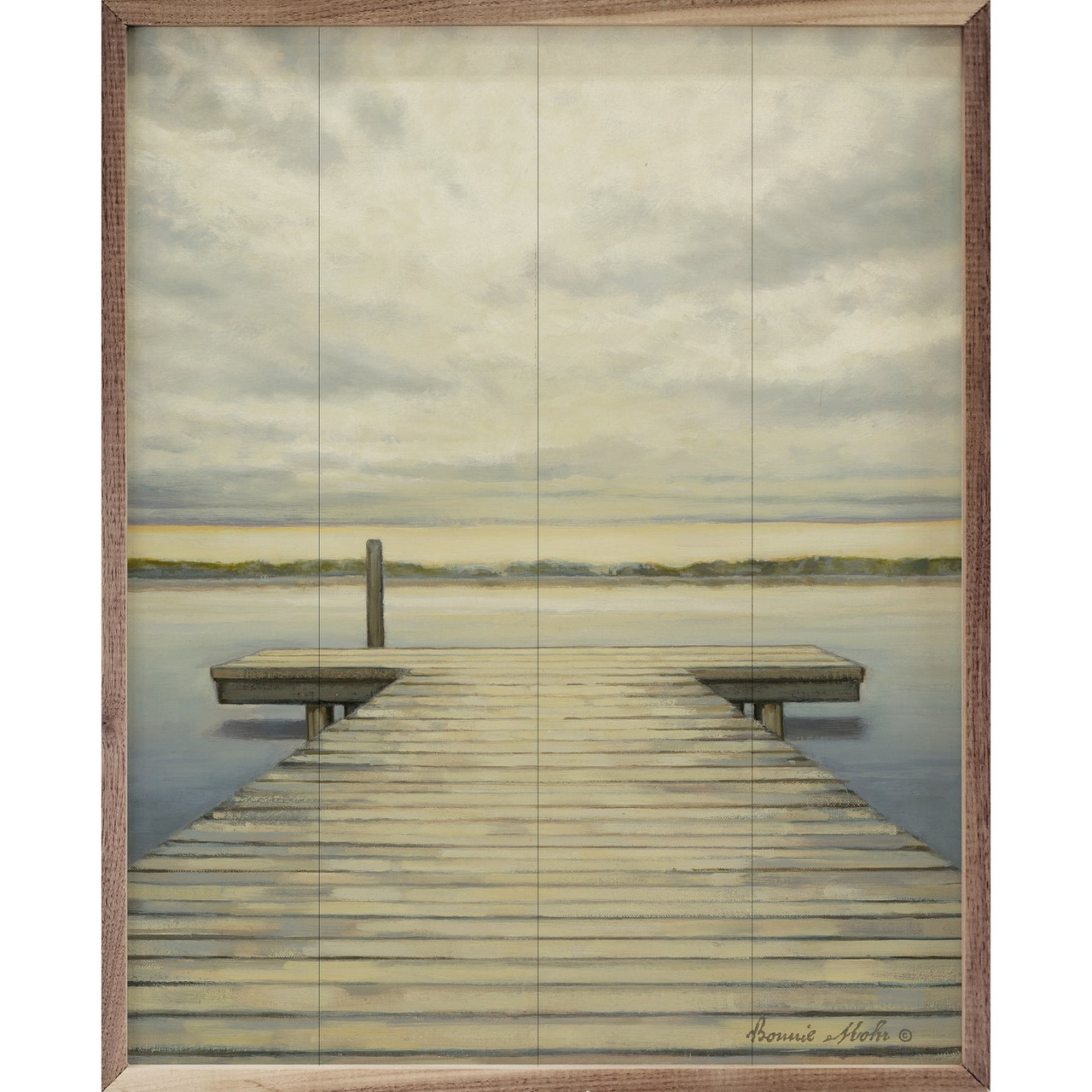 Dockside Lake Relaxation Art